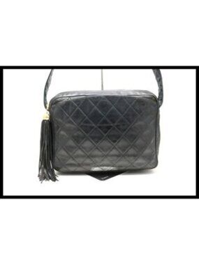 Chanel Quilted GD Metal Fittings Shoulder Bag